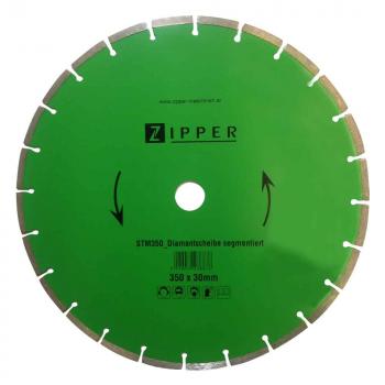 Zipper STM350DSS diamond cutting blade segmented 350x30mm